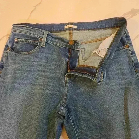 Eileen Fisher Womens Straight Leg Mid Rise Stretch Jean Size 10 - Picture 5 of 8